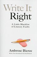 Write it Right: A Little Blacklist of Literary Faults