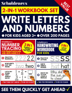 Write Letters And Numbers: Number Tracing & Handwriting Workbook for Kids (Preschoolers, Kids Ages 3-5, Pre K, K)