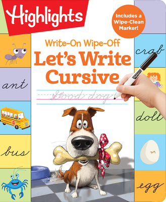 Write-On Wipe-Off Let's Write Cursive - Highlights Learning (Creator)