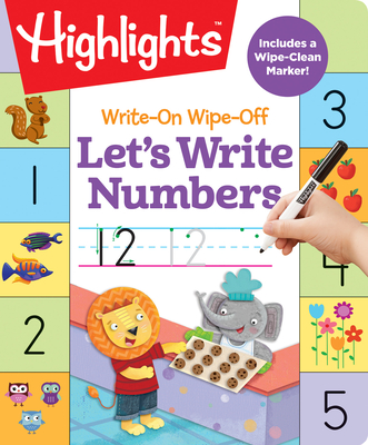 Write-On Wipe-Off Let's Write Numbers - Highlights Learning (Creator)
