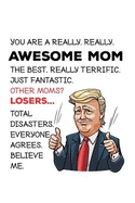 You Are a Really. Really Awesome Mom. the Best Really Terrific. Just Fantastic.: Perfect Journal for Your Mom, Make Mother's Day Everyday. Funny Sayings from Daughter to Mother Cover Design.