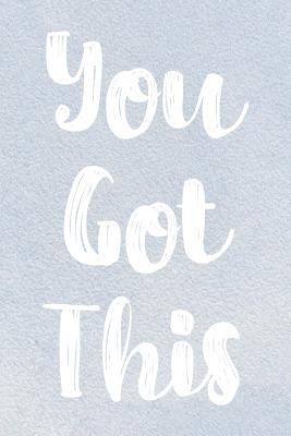 You Got This: Cute Watercolor Cover Blank Wide Ruled Composition Notebook Journal - Creations, Inigo