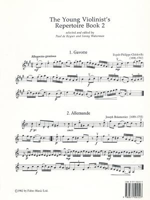 Young Violinist's Repertoire: (Violin) - Keyser, Paul de