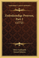 Zedenkundige Proeven, Part 2 (1772)