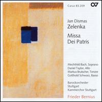 Zelenka: Missa Dei Patris, ZWV 19 - Daniel Taylor (alto); Gotthold Schwarz (bass); Markus Brutscher (tenor); Mechthild Bach (soprano);...