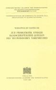 Zur Problematik Einiger Handschriftlicher Quellen Des Neupersischen Namenbuches