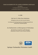 Zur Sedimentation Und Epirogenese Im Ruhrkarbon: Die Sandsteine Im Liegenden Von Flz Mausegatt (Oberkarbon, Westfal A, Untere Wittener Schichten)